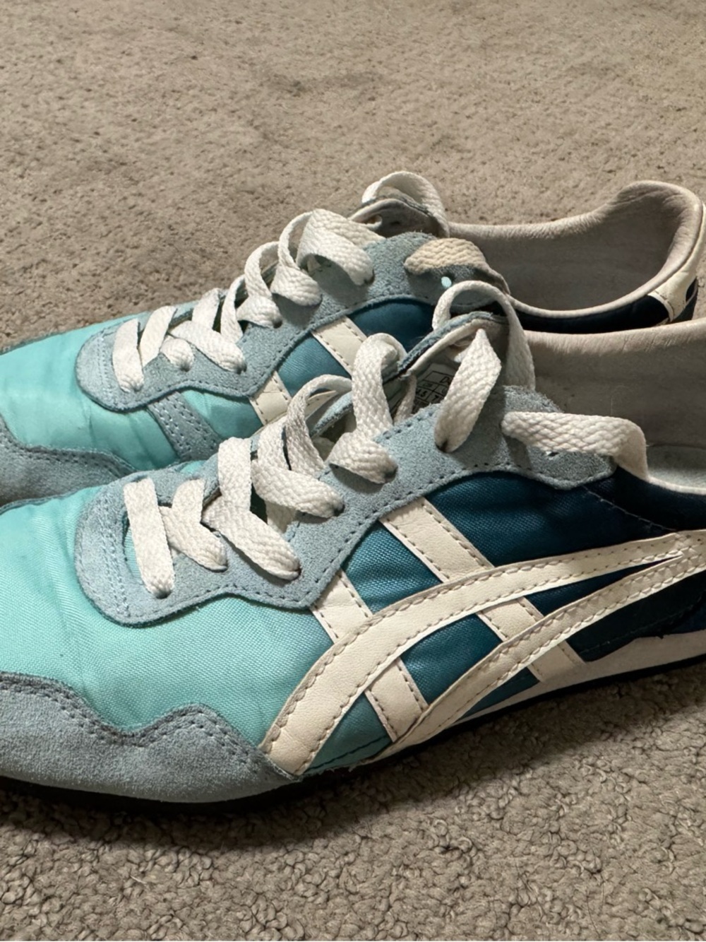 Onitsuka Tiger Serrano 'Arctic Sky White Peach’. Women 7.5 good used condition - Picture 2 of 7